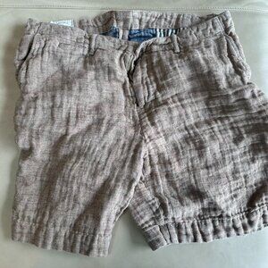 Billy Reid Tan LInen Shorts size 40